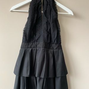Black tiered BCBG MaxAria Dress